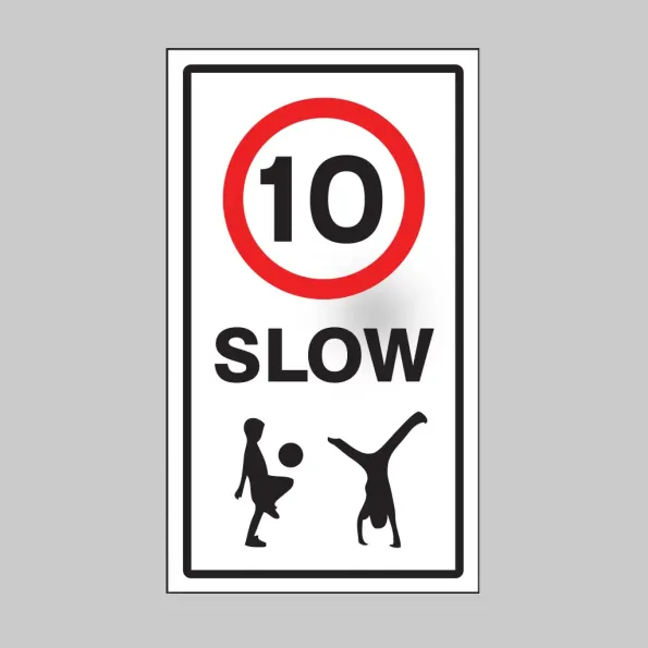 Slow - 10mph - Children - Class R2 Permanent