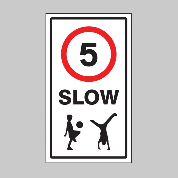 Slow - 5mph - Children - Class R2 Permanent