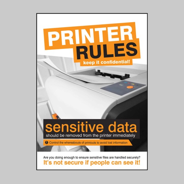 Printer Rules - Poster
