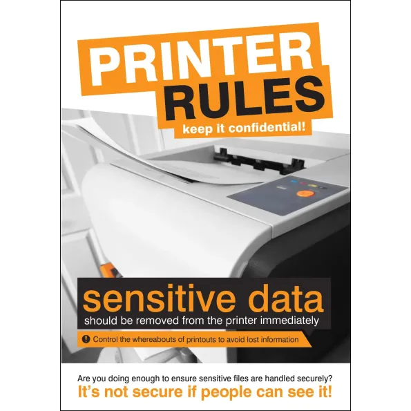 Printer Rules - Poster