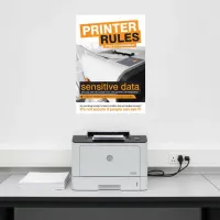 Printer Rules - Poster