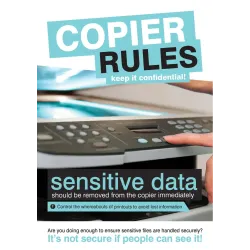 Polite Notice - Photocopier Rules - Poster