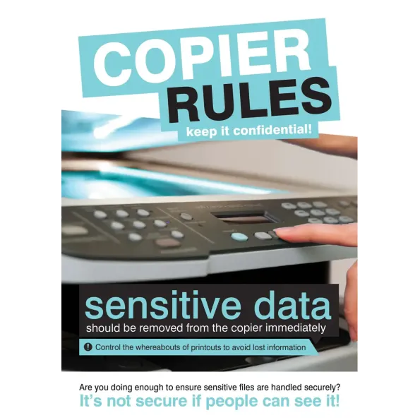 Polite Notice - Photocopier Rules - Poster