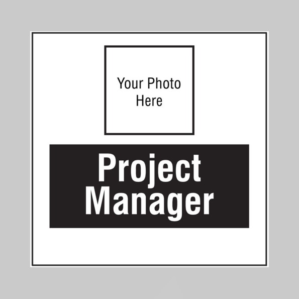 Project Manager - Your Photo Here - Add a Logo - Site Saver