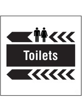 Toilets - Arrow Left - Add a Logo - Site Saver