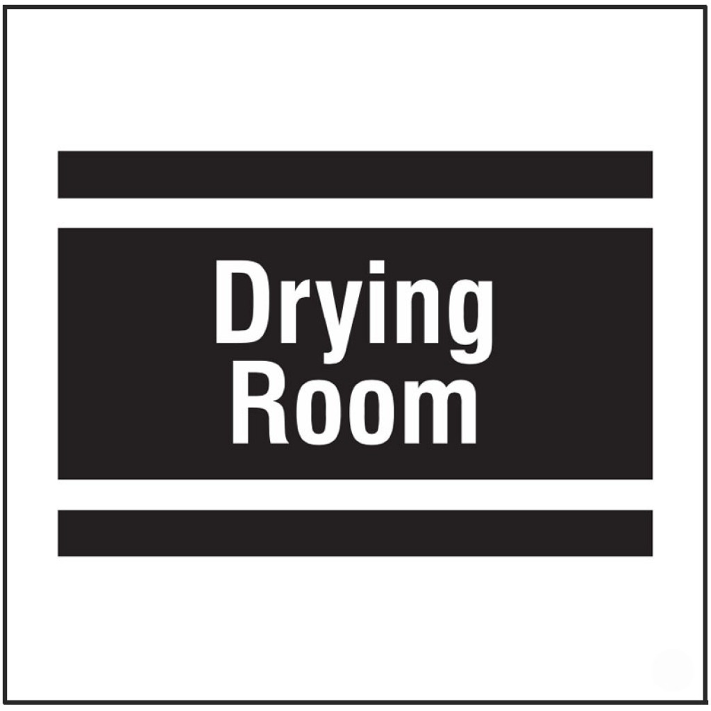 Drying Room - Site Saver Sign