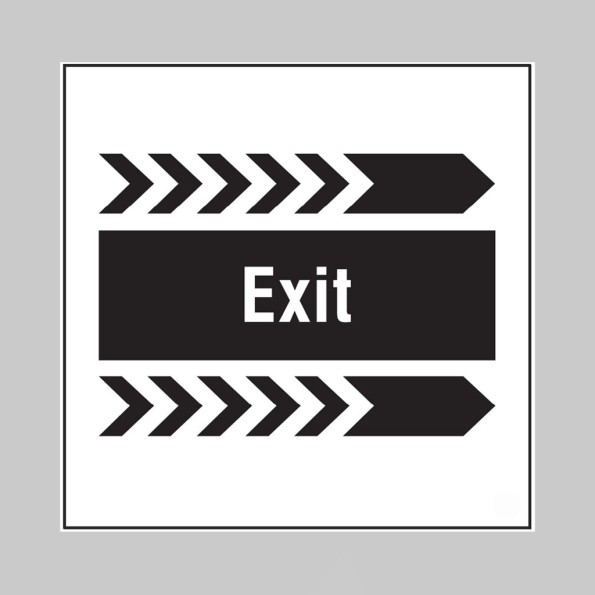 Exit - Arrow Right - Add a Logo - Site Saver
