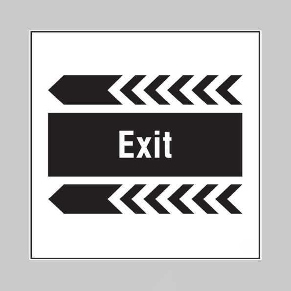 Exit - Arrow Left - Add a Logo - Site Saver