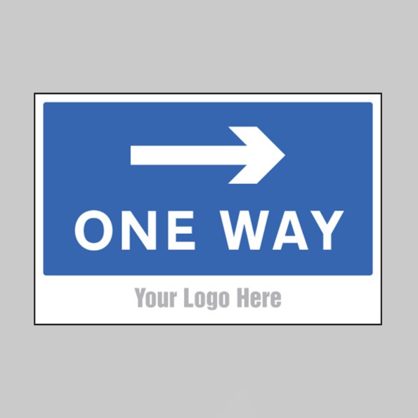 One Way - Arrow Right - Add a Logo - Site Saver