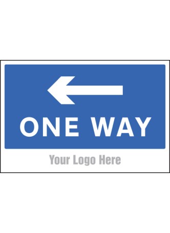 One Way - Arrow Left - Add a Logo - Site Saver