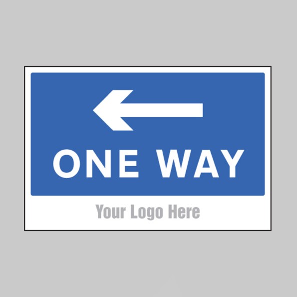 One Way - Arrow Left - Add a Logo - Site Saver