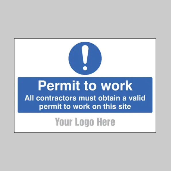 Permit to Work - Add a Logo - Site Saver