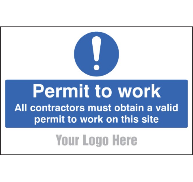 Permit to Work - Add a Logo - Site Saver