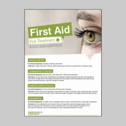 Eyes - First Aid Poster