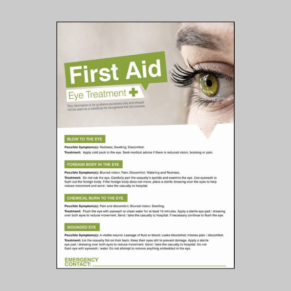 Eyes - First Aid Poster
