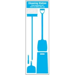Cleaning Station Shadow Board (5 piece) Cleaning Station Shadow Board (5 piece)