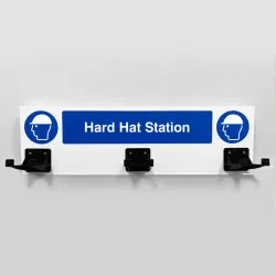 PPE Station - Hard Hat - 3 Hooks