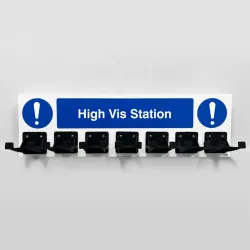 PPE Station - High Vis - 7 Hooks