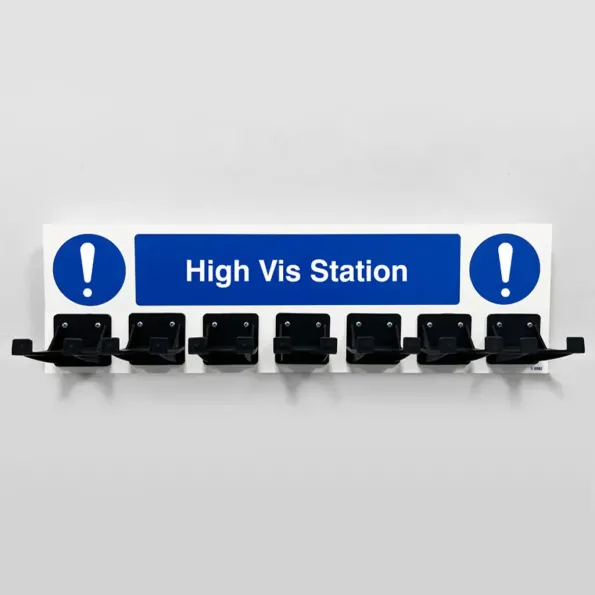 PPE Station - High Vis - 7 Hooks