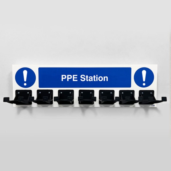 PPE Station - General - 7 Hooks