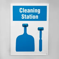 Cleaning Station Shadow Board (2 piece) Cleaning Station Shadow Board (2 piece)