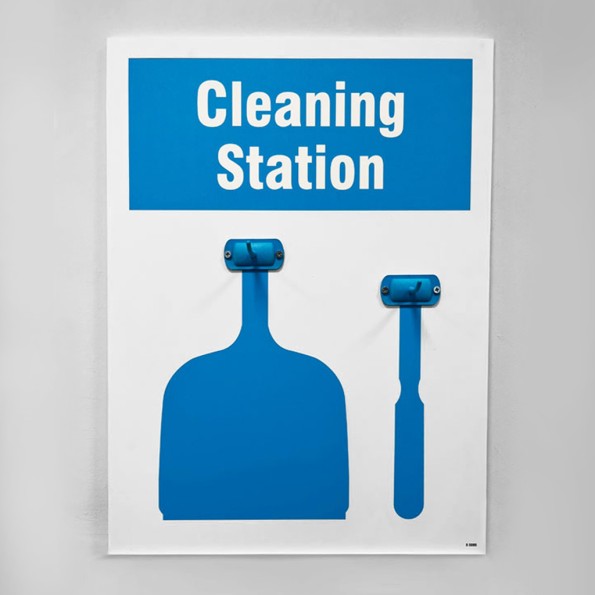 Cleaning Station Shadow Board (2 piece)