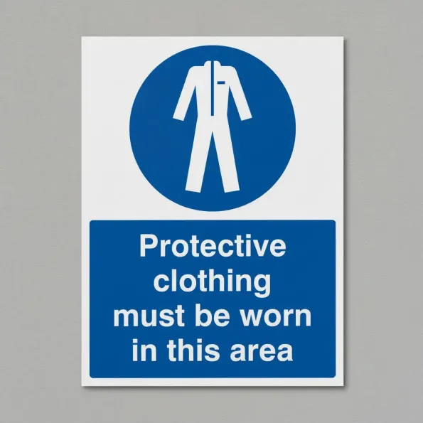Protective Clothing Must be Worn in Area