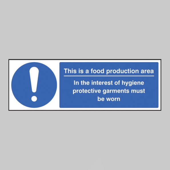 Food Production Area PPE Garments Must be Worn