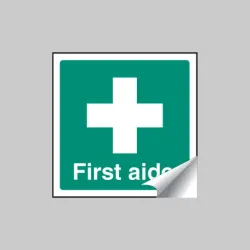 First Aider - Sticker - 50 x 50mm First Aider - Sticker - 50 x 50mm