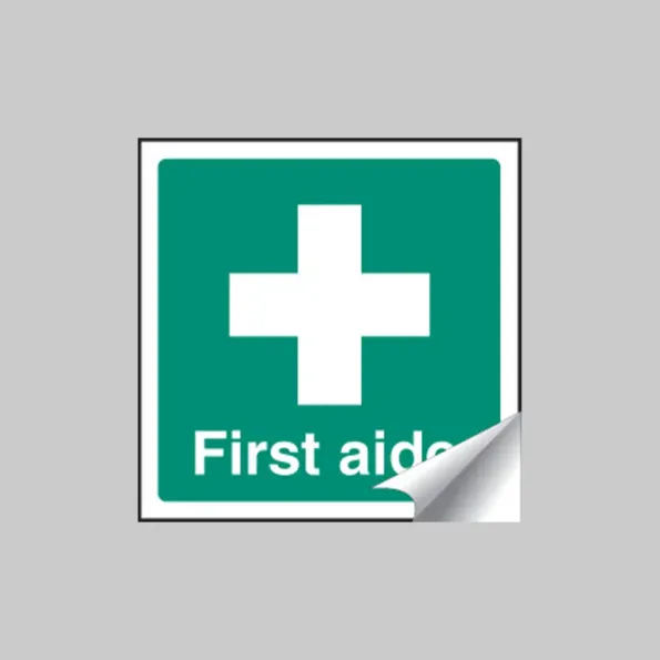 First Aider - Sticker - 50 x 50mm First Aider - Sticker - 50 x 50mm