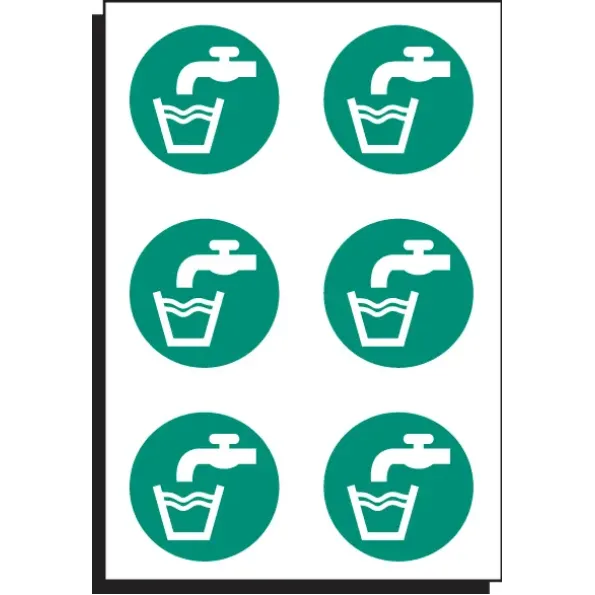 Drinking Water Labels (Sheet of 6)