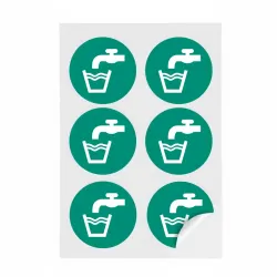 Drinking Water Labels (Sheet of 6) Drinking Water Labels (Sheet of 6)
