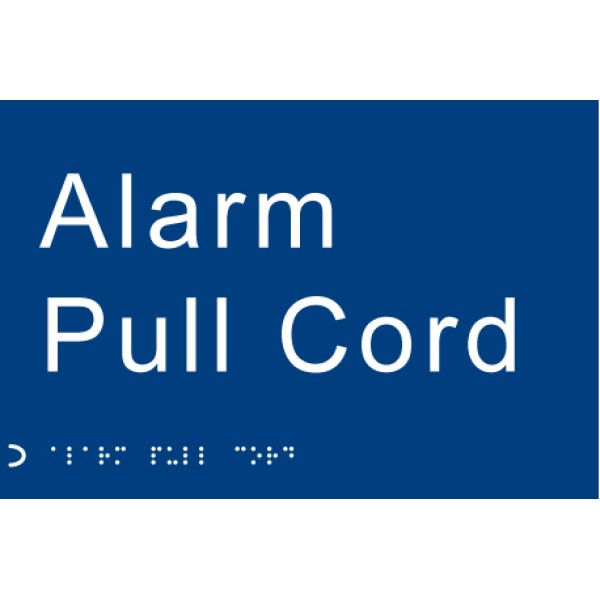 Braille - Alarm Pull Cord