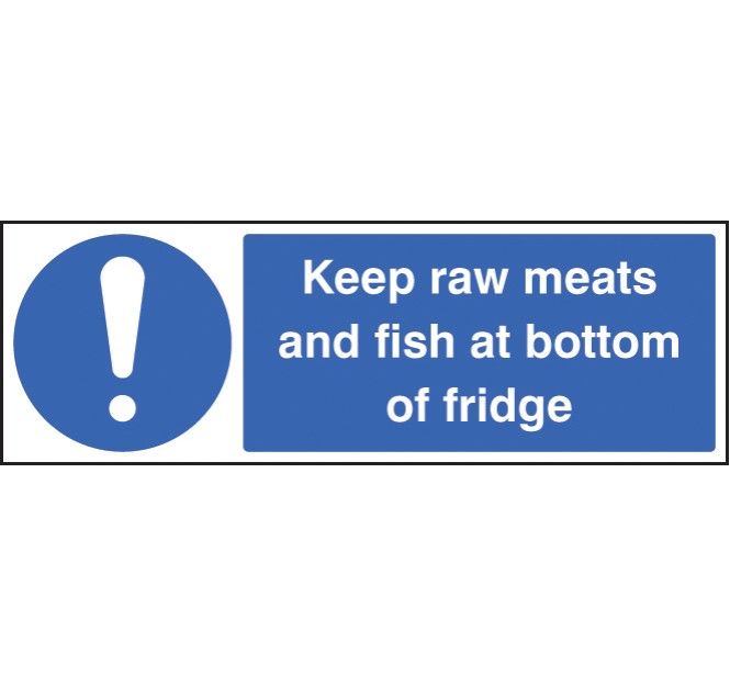 Keep Raw Meats and Fish At Bottom of Fridge