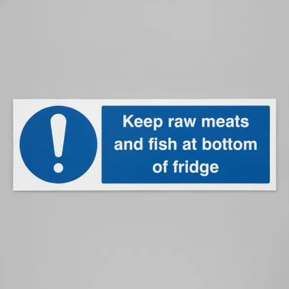 Keep Raw Meats and Fish At Bottom of Fridge