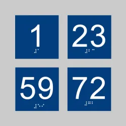 Braille - Door Number