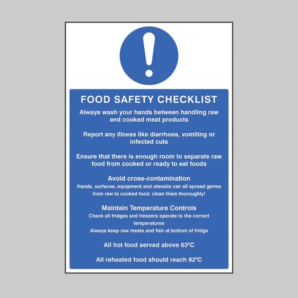 Food Safety Checklist