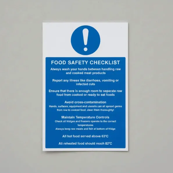 Food Safety Checklist