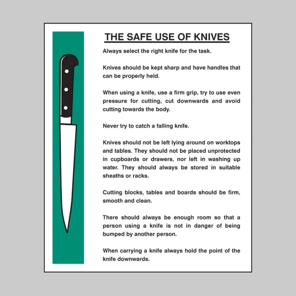 Safe Use of Knives Safe Use of Knives