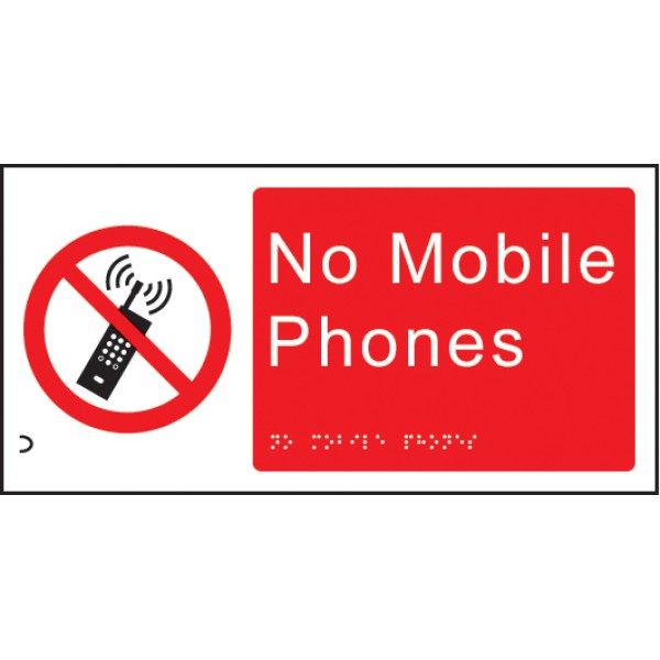 Braille - No Mobile Phones