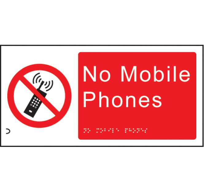 Braille - No Mobile Phones