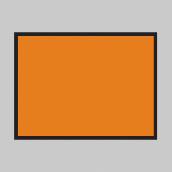 Front Placard - Self Adhesive Retro-Reflective