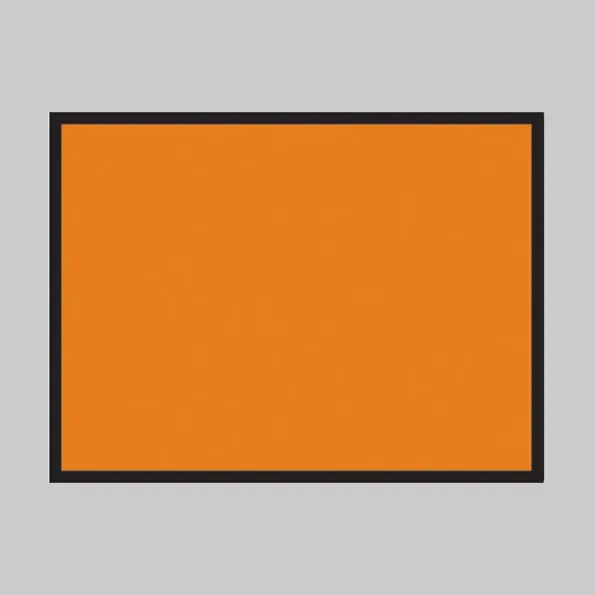 Front Placard - Self Adhesive Retro-Reflective