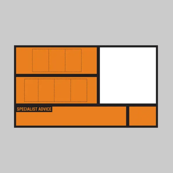 Custom - Hazchem Placard Self Adhesive Retro-Reflective