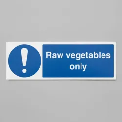 Raw Vegetables Only