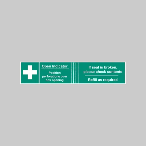 First Aid Box Tamper Labels (Pack of 50) First Aid Box Tamper Labels (Pack of 50)