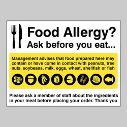 Food Allergy Notice