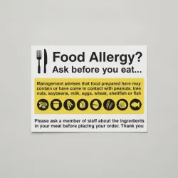 Food Allergy Notice