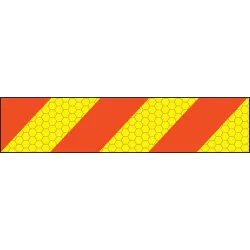 ECE70 Vehicle Marking Plate - Left Hand Chevron