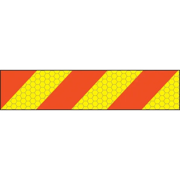 ECE70 Vehicle Marking Plate - Left Hand Chevron